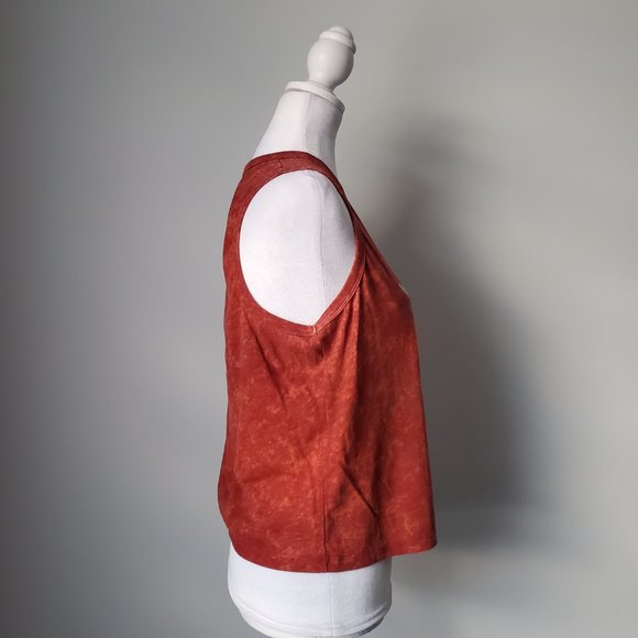 DISNEY Cropped Tank Top Tie Dye Spice colour Mickey Donald Goofy Pluto Fandom XL - Picture 3 of 4